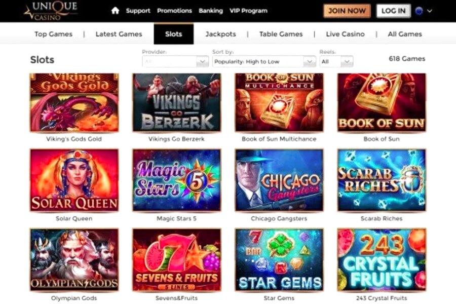 Unique Casino : Téléchargez l'App Mobile APK